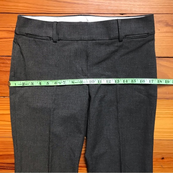 Loft Marisa Trouser Grey Flare Work Pants, EUC, 2 - Picture 7 of 13